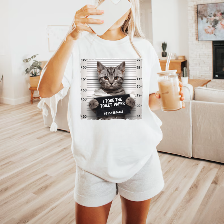 Criminal Cat Shirt